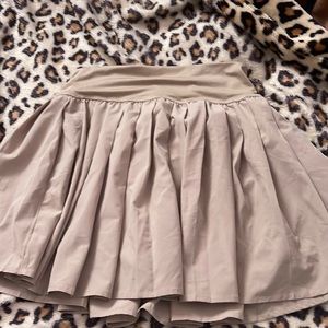 tan skirt
